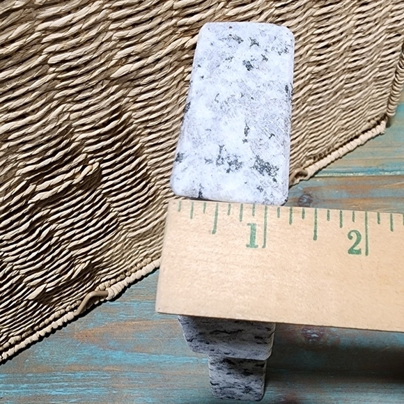 Granite Cross home decor mantle wall piece remembrance faith religious - Picture 7 of 7